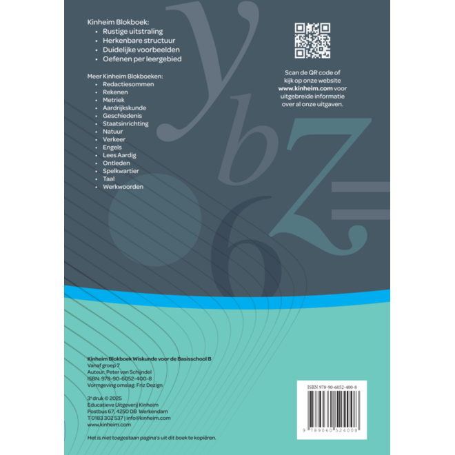 Blokboek Wiskunde voor de Basisschool B (5 stuks)