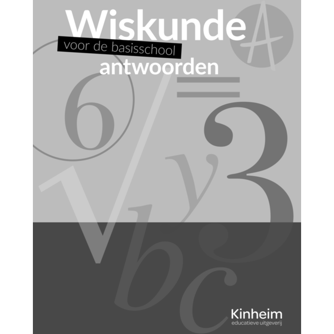 Blokboek Wiskunde voor de Basisschool A antwoorden