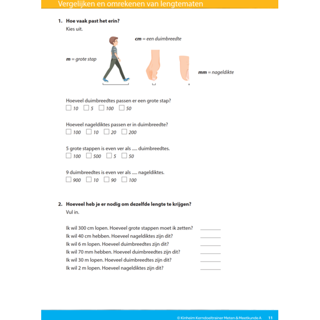 Kerndoeltrainer Meten & Meetkunde A (5 stuks)