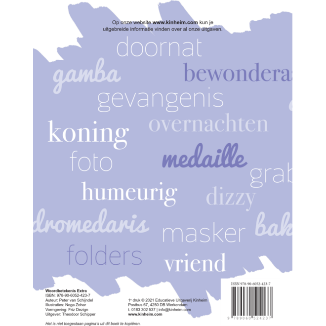 Woordbetekenis Extra (5 stuks)