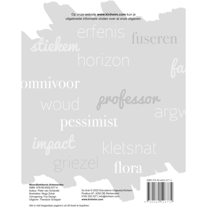 Woordbetekenis Antwoorden