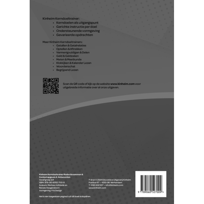 Kerndoeltrainer Redactiesommen & Contextopgaven A antwoorden