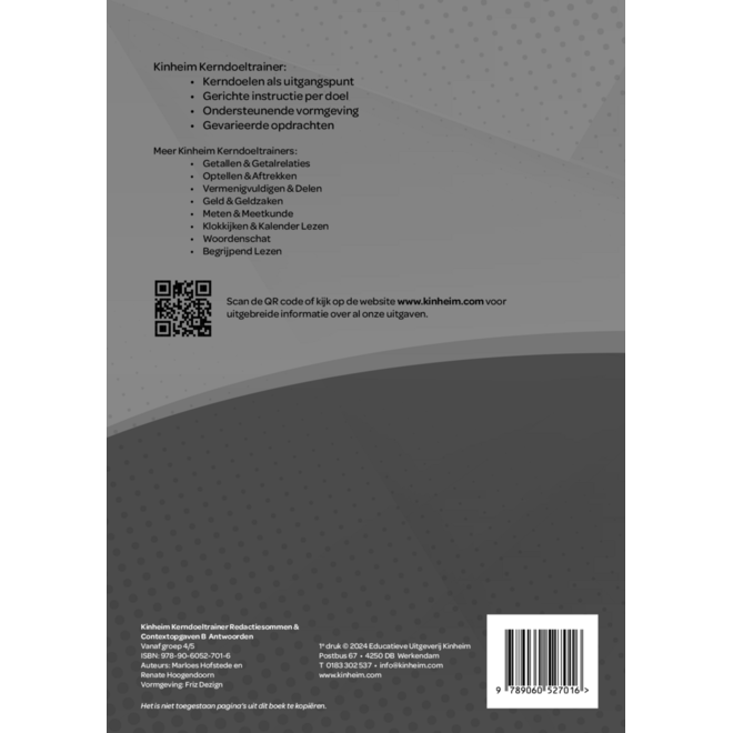 Kerndoeltrainer Redactiesommen & Contextopgaven B antwoorden