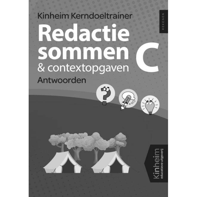 Kerndoeltrainer Redactiesommen & Contextopgaven C antwoorden