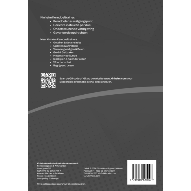 Kerndoeltrainer Redactiesommen & Contextopgaven E antwoorden