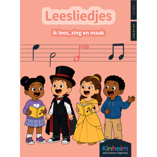 Kinheim Leesliedjes: ik lees, zing en maak deel 2 (5 stuks)