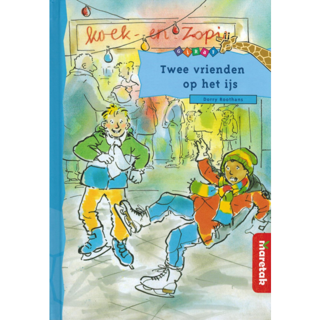 Twee vrienden op het ijs- avi E4 (Giraf 6)