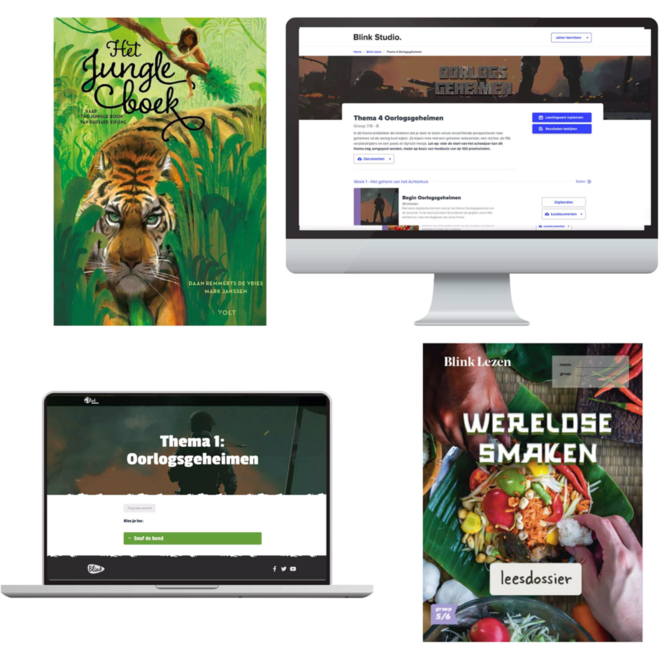 Blink Lezen Leerpakket LEERKRACHT combinatiegroep 6/7 - jaar 2