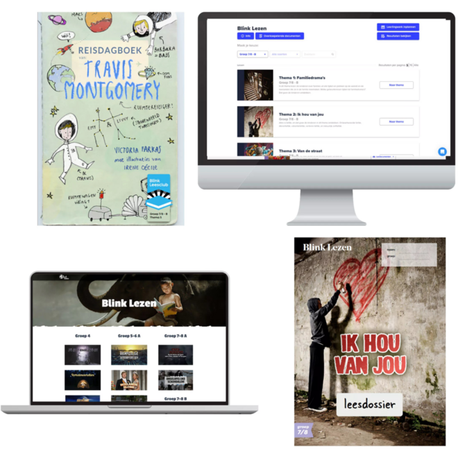 Blink Lezen Leerpakket LEERKRACHT combinatiegroep 6/7/8 - jaar 2