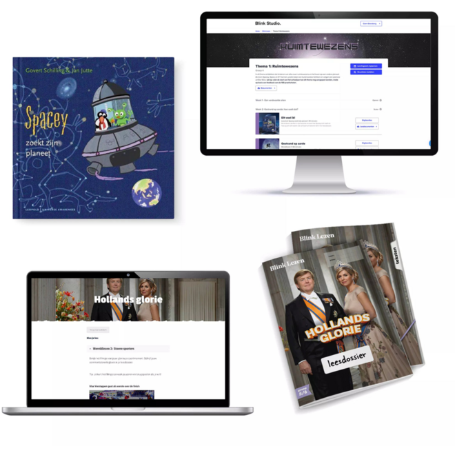 Blink Lezen Leerpakket LEERKRACHT combinatiegroep 4/5 - jaar 1