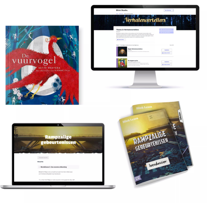 Blink Lezen Leerpakket LEERKRACHT combinatiegroep 4/5 - jaar 2