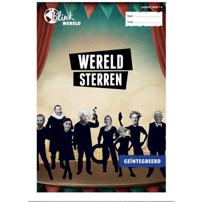 Blink Wereld Geïntegreerd Logboek groep 7/8 A thema 2: Wereldsterren (5 stuks)