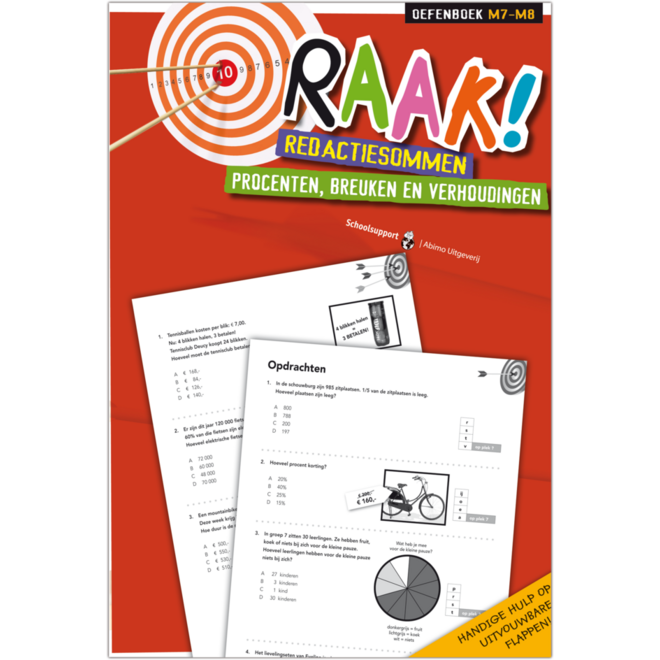 Raak! redactiesommen groep 5-6 werkboek procenten/breuken