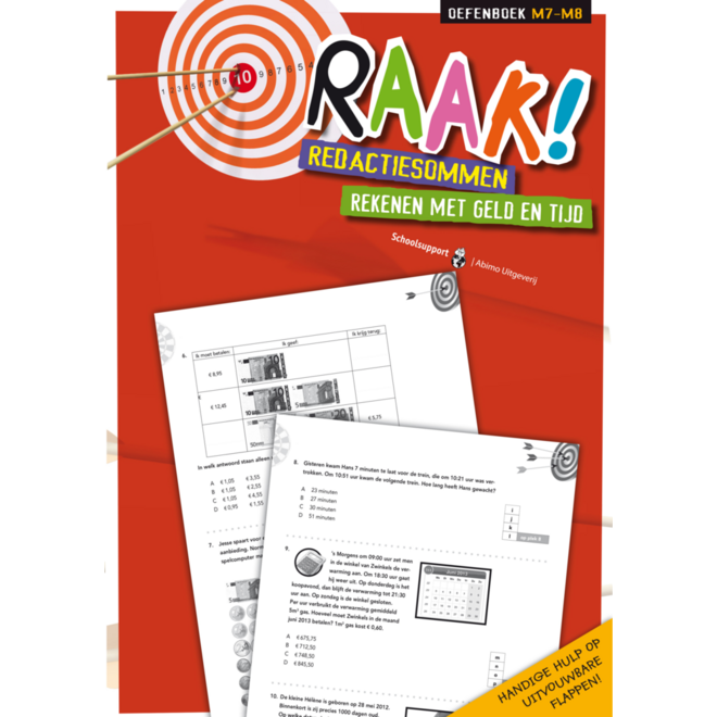 Raak! redactiesommen groep 7-8 werkboek rekenen met geld