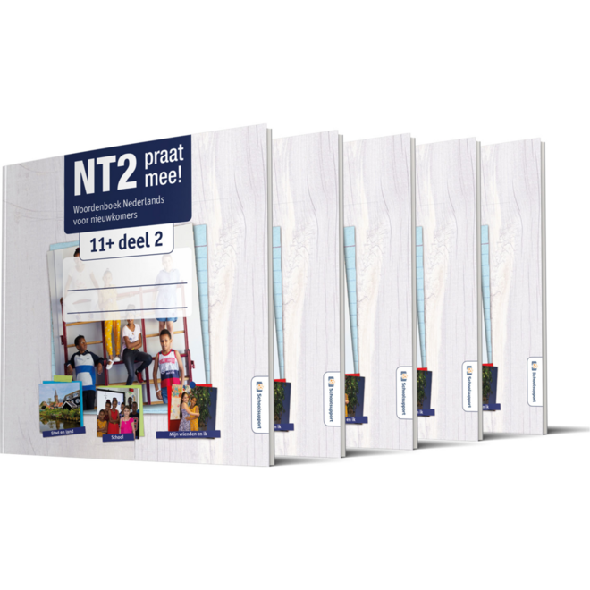 NT2, Praat mee!, woordenboekje Nederlands 2 (11+), set 5st.