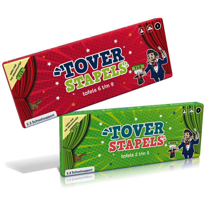 Toverstapels tafels 2 t/m 9