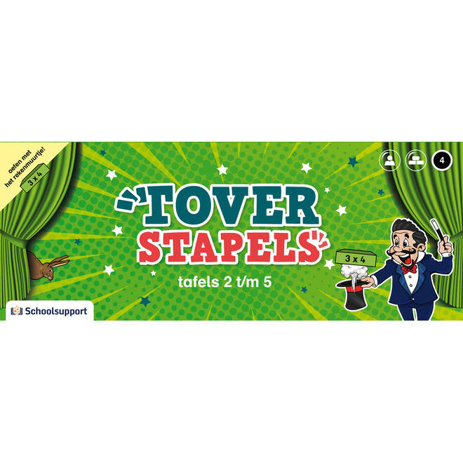 Toverstapels tafels 2 t/m 5