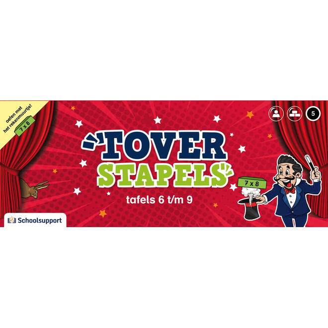 Toverstapels tafels 6 t/m 9