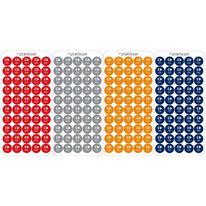 De Voorlezer Audiostickers (nr. 1 t/m 800)