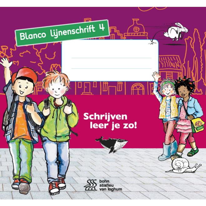 Schrijven leer je zo groep 4 blanco lijnenschrift 0,9 mm (5 stuks)