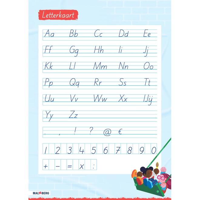 Klinkers 2 Letterposter blokschrift