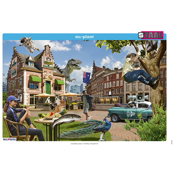 Staal 2 Spelling groep 3 posterset (50x70 cm)