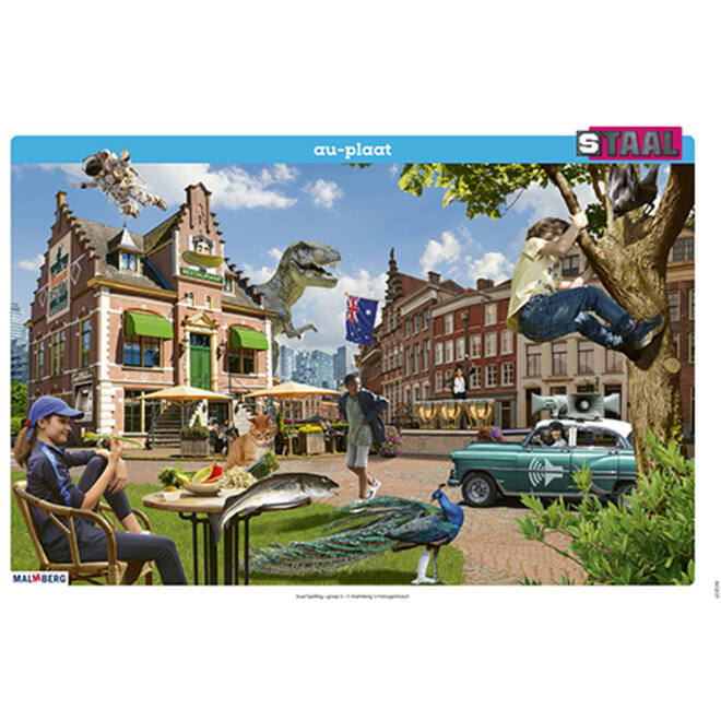 Staal 2 Spelling groep 5 posterset (50x70 cm)