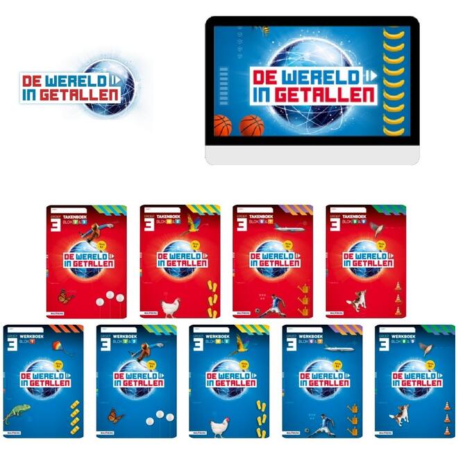 De wereld in getallen 5.1 Leerpakket groep 3 - BASIS PAPIER