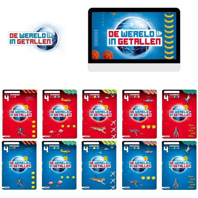 De wereld in getallen 5.1 Leerpakket groep 4 - BASIS PAPIER