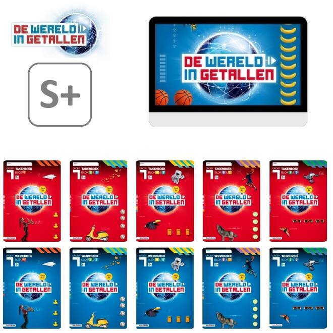 De wereld in getallen 5.1 Leerpakket S+ groep 7 - BASIS PAPIER