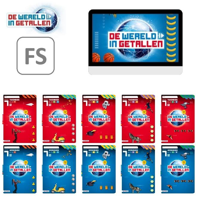 De wereld in getallen 5.1 Leerpakket FS groep 7 - BASIS PAPIER
