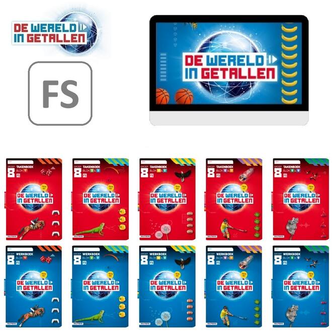 De wereld in getallen 5.1 Leerpakket FS groep 8 - BASIS PAPIER
