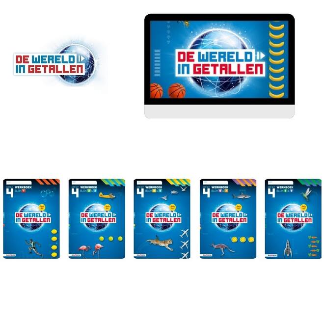 De wereld in getallen 5.1 Leerpakket groep 4 - BASIS PAPIER / DIGITAAL OEFENEN & AUTOMATISEREN