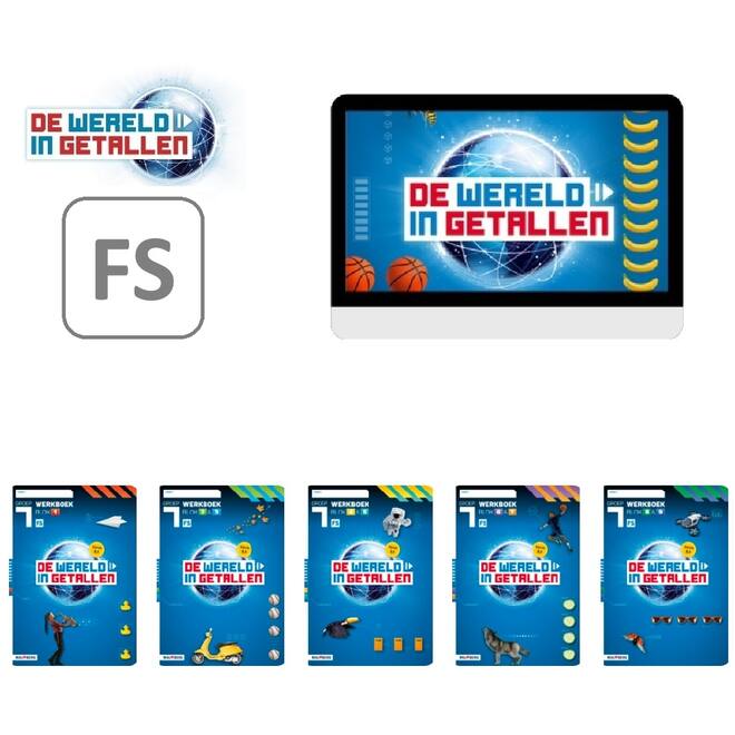 De wereld in getallen 5.1 Leerpakket FS groep 7 - BASIS PAPIER / DIGITAAL OEFENEN & AUTOMATISEREN