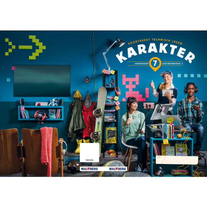 Karakter leeswerkboek 2 (AVI-E7) groep 7 (5 exemplaren)