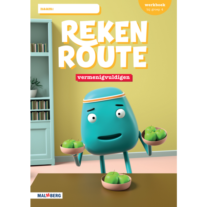 Rekenroute werkboek Vermenigvuldigen groep 4 (5 ex)