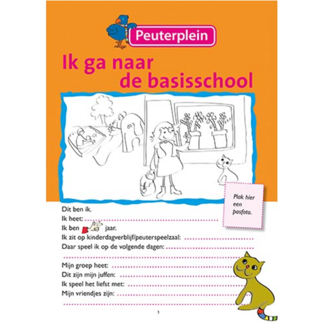 Peuterplein werkboekje ik ga naar de basisschool (5 stuks)