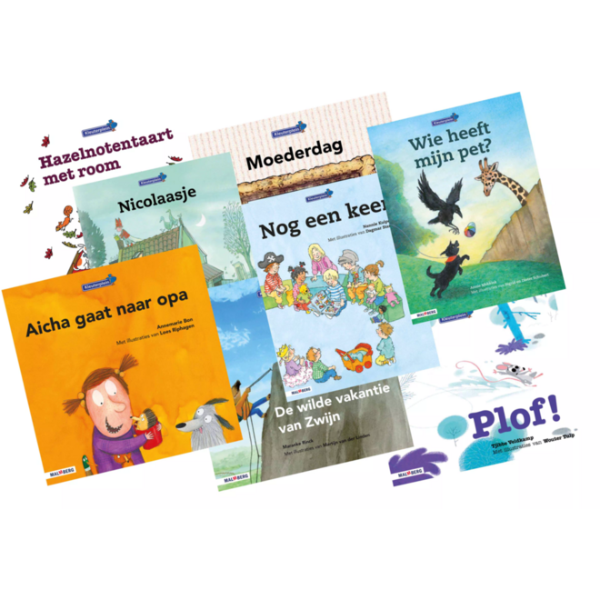 Kleuterplein 2 groep 1-2 prentenboekenset De seizoenen