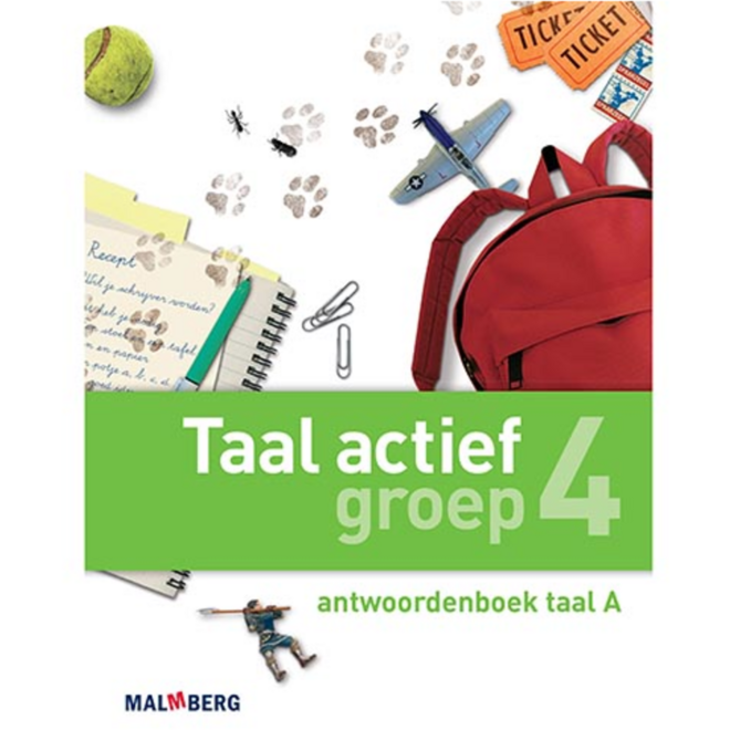 Taal actief 4 taal groep 4 antwoordenboek A