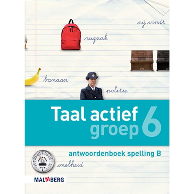 Taal actief 4 spelling groep 6 antwoordenboek B