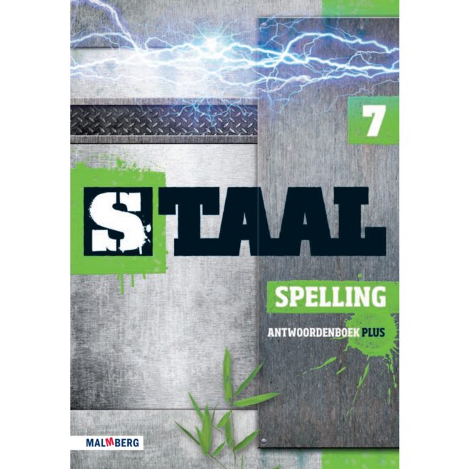 Staal spelling Plus groep 7 antwoordenboek