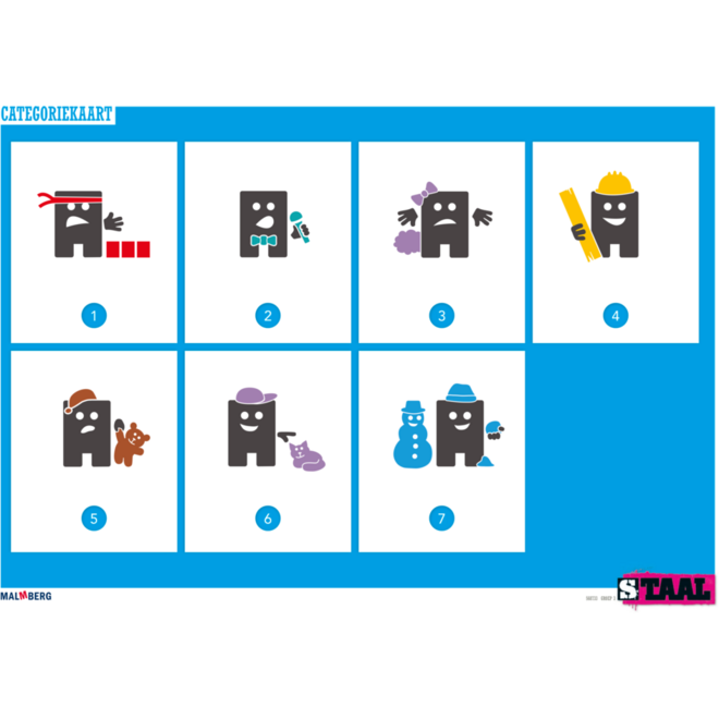 Staal spelling groep 3 posterset