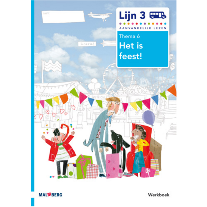 Lijn 3 werkboek thema 6 Het is feest (5 stuks)