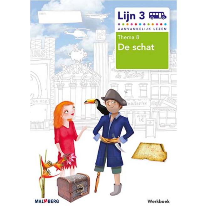 Lijn 3 werkboek thema 8 De schat (5 stuks)