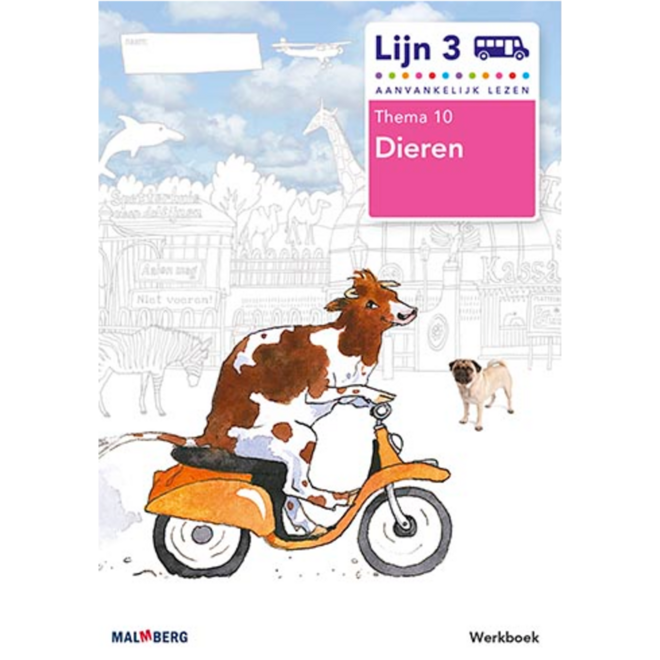 Lijn 3 werkboek thema 10 Dieren (5 stuks)