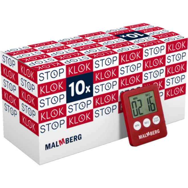 Malmberg stopklokken (set van 10)
