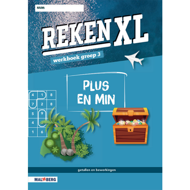RekenXL leerwerkboek Plus en min/Spiegelen groep 3 (5 stuks)