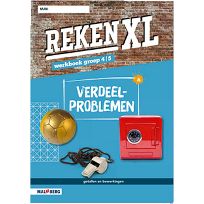 RekenXL leerwerkboek Verdeelproblemen/Munten wegen groep 4/5 A (5 stuks)