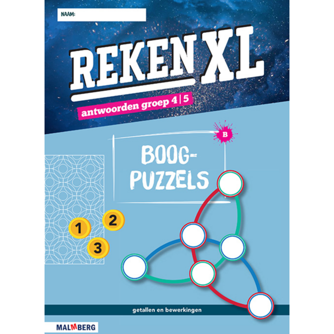 RekenXL antwoordenboek Boogpuzzels/Cirkelsterren groep 4/5 B