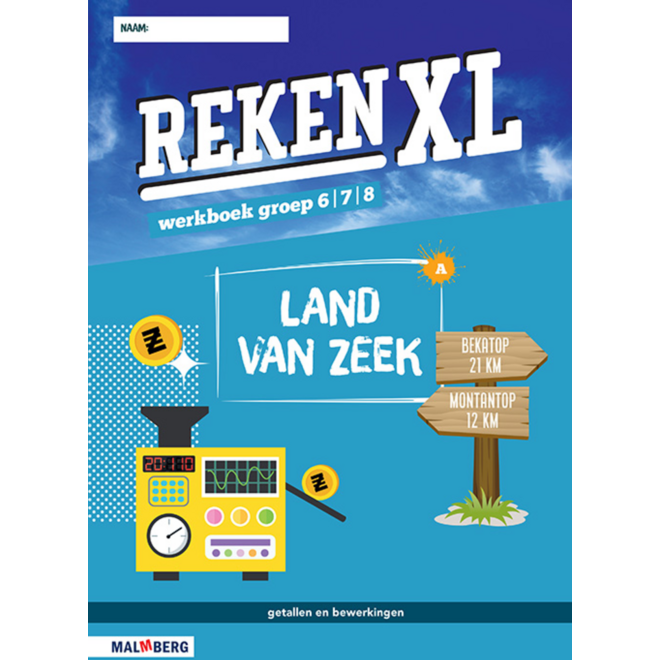 RekenXL leerwerkboek Land van Zeek/Tekenen is vertellen groep 6/7/8 A (5 stuks)